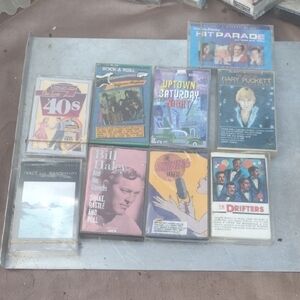 Vintage Music Cassette Tape Collection